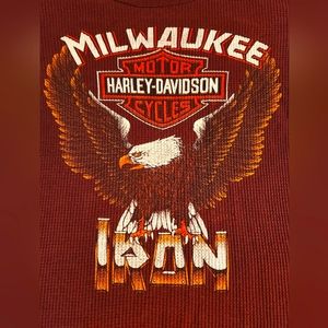 Vintage Harley Davidson Motorcycles Thermal... Unisex